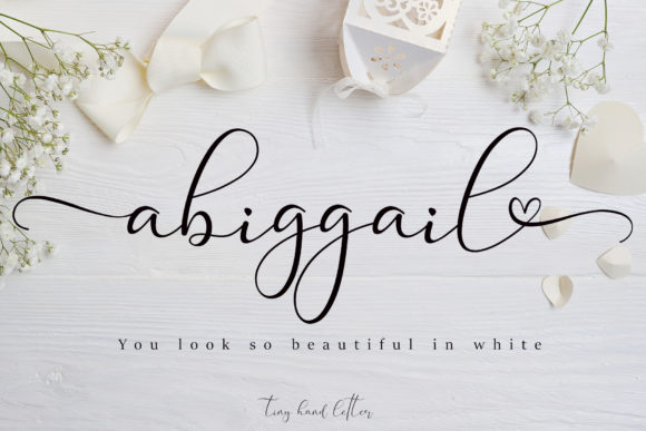 Abiggail: A Sweet and Stylish Font for Your Next Campaign