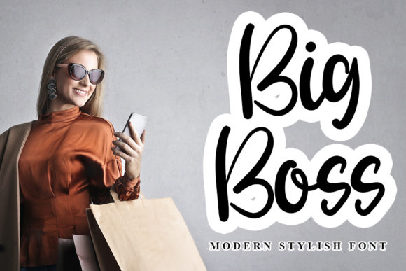 Big Boss: The Modern Handwritten Font for Eye-Catching Campaigns