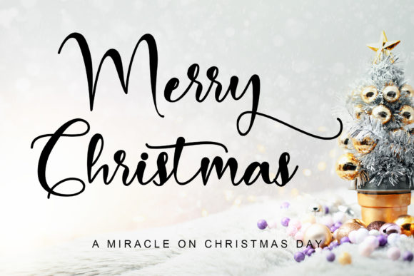 Charming Merry Christmas Baby Font for Creative Makers