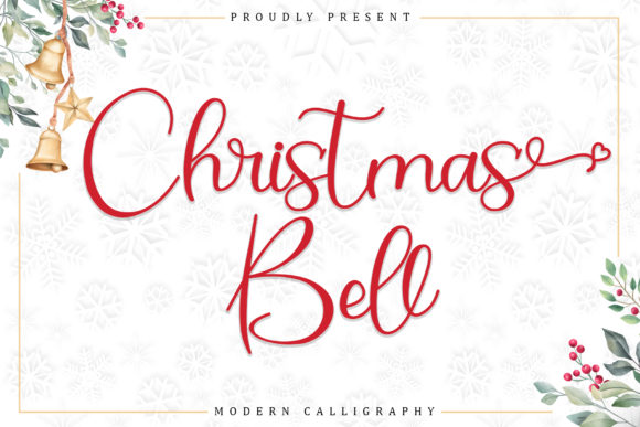 Christmas Bell: A Handwritten Font for Elegant Web Design