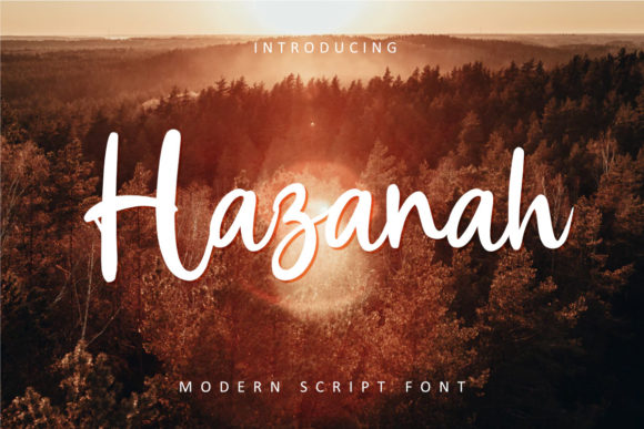 Discover Hazanah: A Handwritten Font for Crafters and Creators