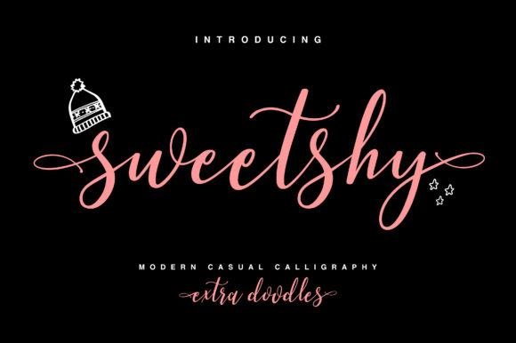 Discover Sweetshy: A Handwritten Font for Elegant Publishing