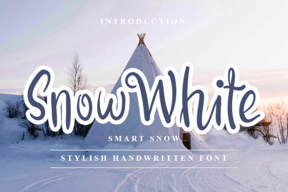 Discover the Elegance of Snow White: A Premium Handwritten Font