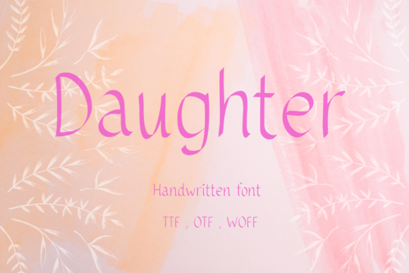 Discovering Daughter: A Handwritten Font for Editorial Charm