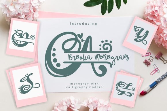 Enhance Your Brand with Broolia Monogram Font