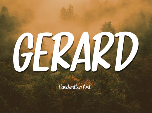 Enhance Your Brand with Gerard: A Versatile Handwritten Font