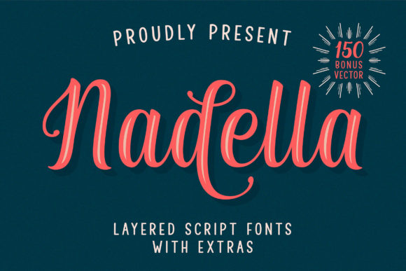 Enhance Your Brand with Nadella: A Versatile Script Font