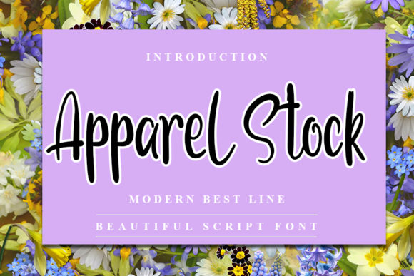 Enhance Your Web Design with Apparel Stock Font