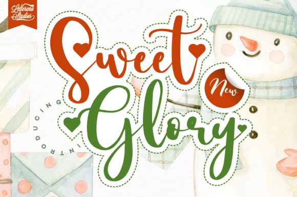 Enhance Your Web Design with Sweet Glory Font