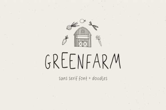 Green Farm: A Charming Handwritten Font for Eco-Friendly Brands