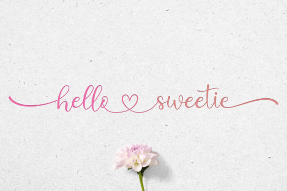 Hello Sweetie: A Handwritten Font for Elegant Editorial Design