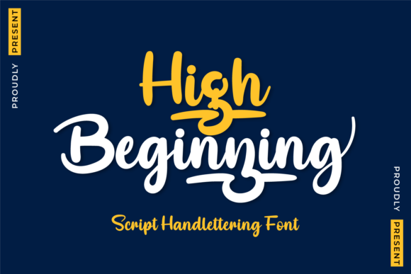 High Beginning: A Handwritten Font for Stylish Web Design