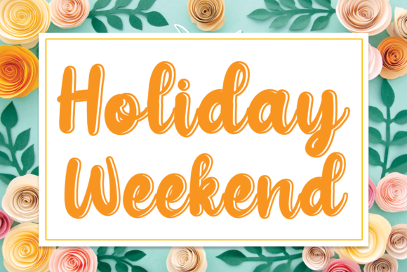 Holiday Weekend: A Sweet Handwritten Font for Crafters