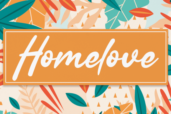 Homelove: A Charming Handwritten Font for Crafters