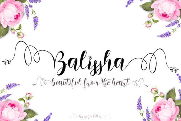 Introducing Balissha: A Versatile Calligraphy Typeface