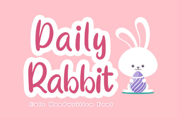 Introducing Daily Rabbit: A Versatile Handwritten Font
