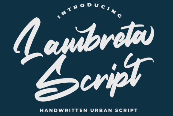 Lambreta: The Elegant Font for Handcrafted Creations