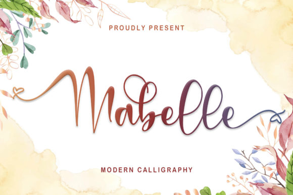 Mabelle: A Romantic and Festive Handwritten Font