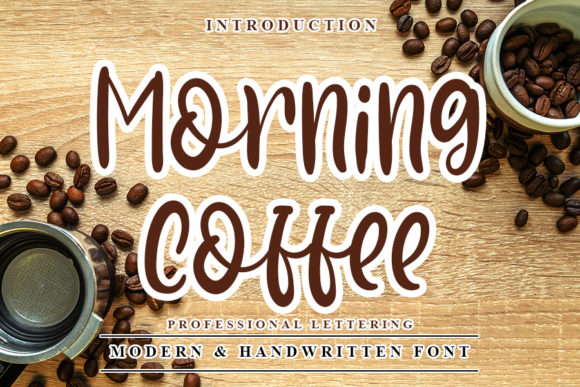 Morning Coffee: A Handwritten Font for Editorial Charm