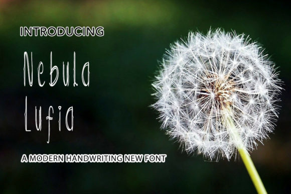 Nebula Lufia: A Charming Handwritten Font for Crafters