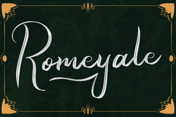 Romeyale: A Script Font with Elegance and Charm