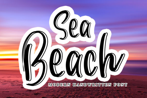 Sea Beach: A Charming Handwritten Font for Web Design