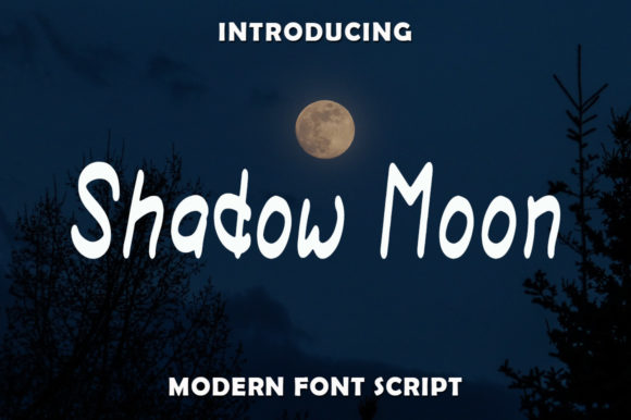 Shadow Moon: A Handwritten Font for Modern Web Design
