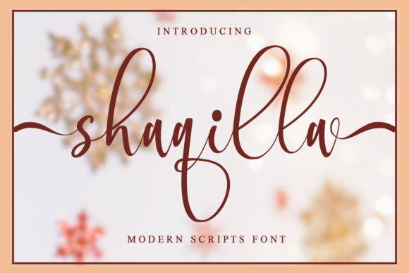 Shaqilla: A Handwritten Font for Elegant Web Design