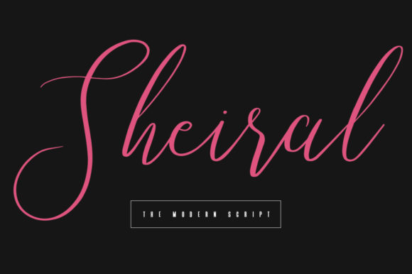 Sheiral: A Script Font with Elegance and Versatility