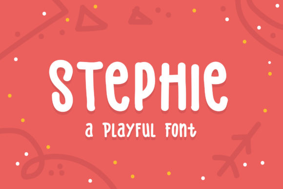 Stephie: A Playful Handwritten Font for Creative Web Design