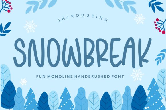 Transform Your Brand with Snowbreak: A Trendy Handwritten Font