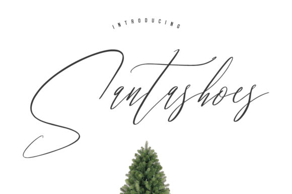 Transform Your Brand with the Elegant Santashoes Font
