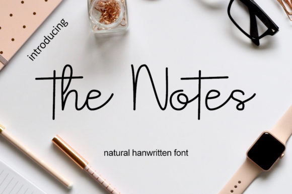 Transform Your Brand with The Notes: A Handwritten Font