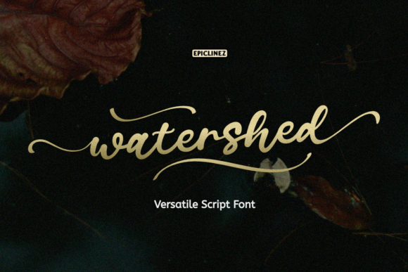 Watershed: A Script Font with Modern Elegance