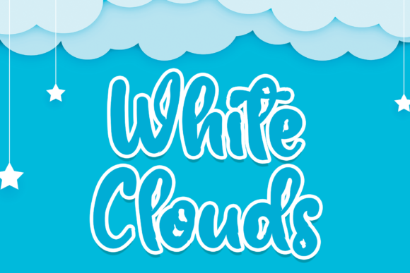 White Clouds: Elevate Your Brand with a Timeless Handwritten Font